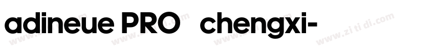 adineue PRO 无chengxi字体转换